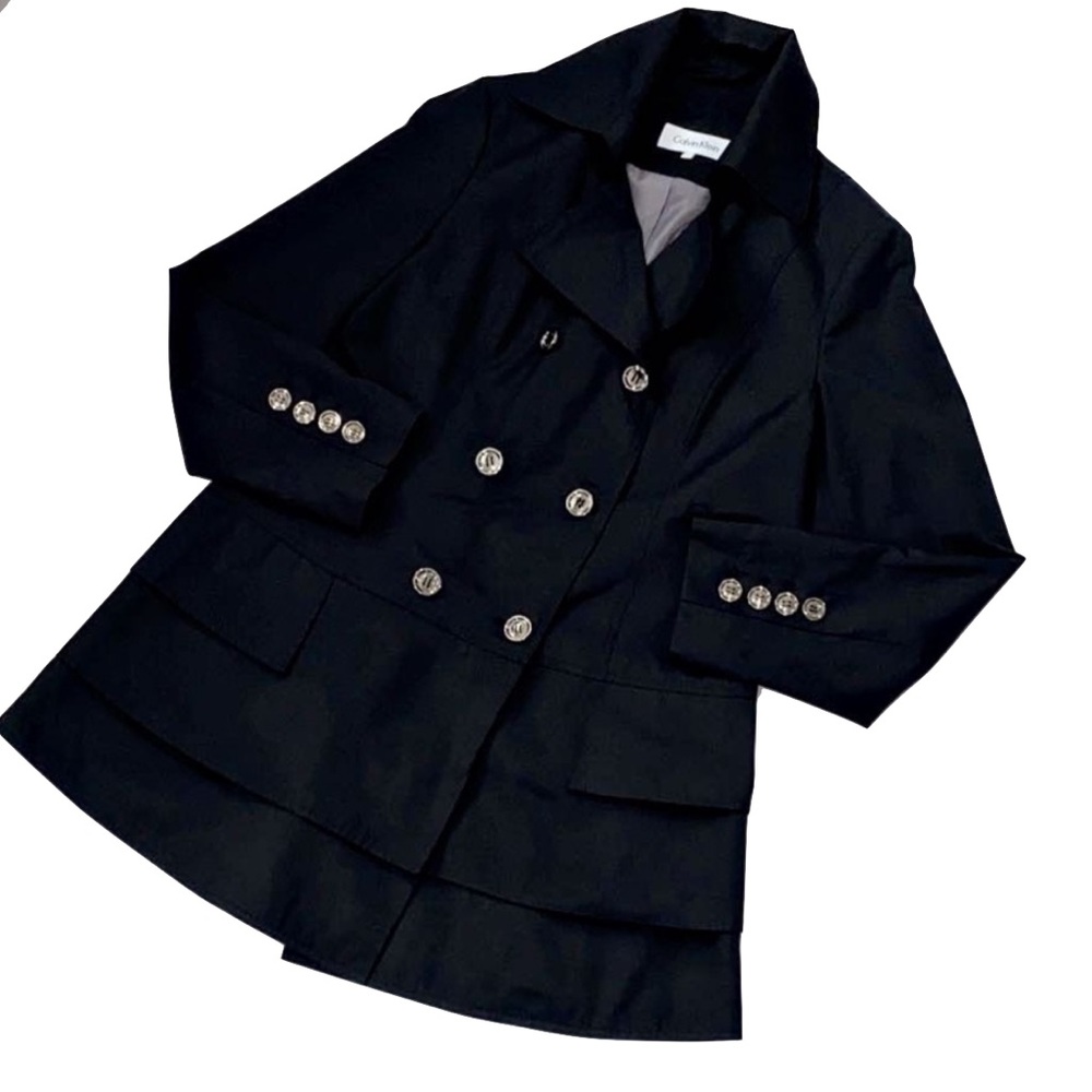 Calvin Klein Black Trench Coat